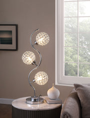 Coaster Furniture Amberley Silver Table Lamp