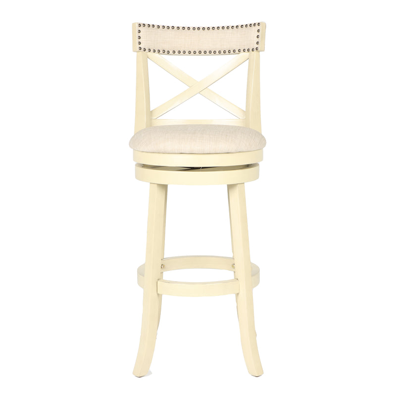 New Classic Furniture York White 29 Inch Bar Stool