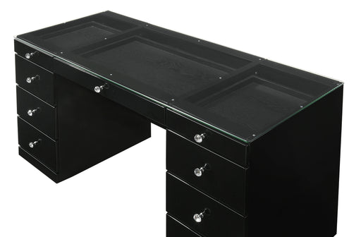 Crown Mark Avery White Vanity Desk