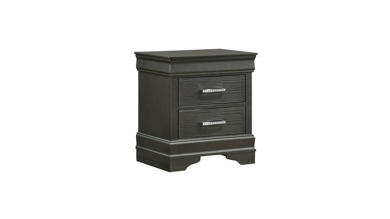 Galaxy Home Brooklyn Gray Wood Night Stand