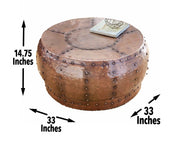 Steve Silver Cooper Antique Round Cocktail Table