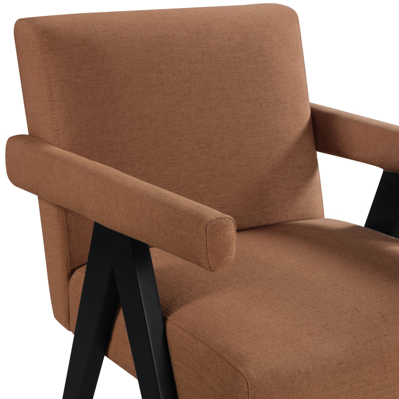 Steve Silver Helen Brown Cream Accent Chair