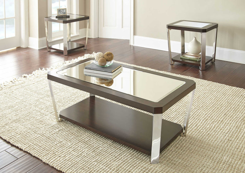 Steve Silver Truman Espresso 3pc Coffee Table Set