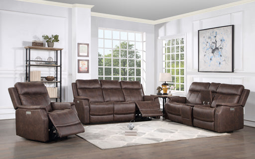 Steve Silver Valencia Walnut 3pc Power Living Room Set