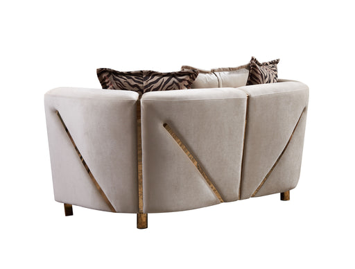 Galaxy Home Chanelle Gray Loveseat