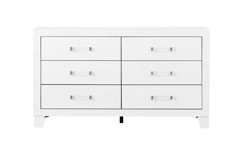 Global Furniture Luccia White Dresser