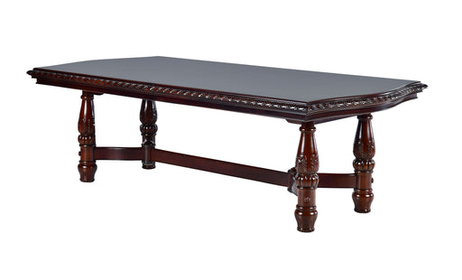 Steve Silver Antoinette Brown Cherry Ped Table