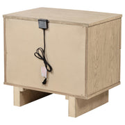 Coaster Furniture Kailani Beige Oak Nightstand