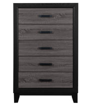 Global Furniture Lisbon Black Grey Chest