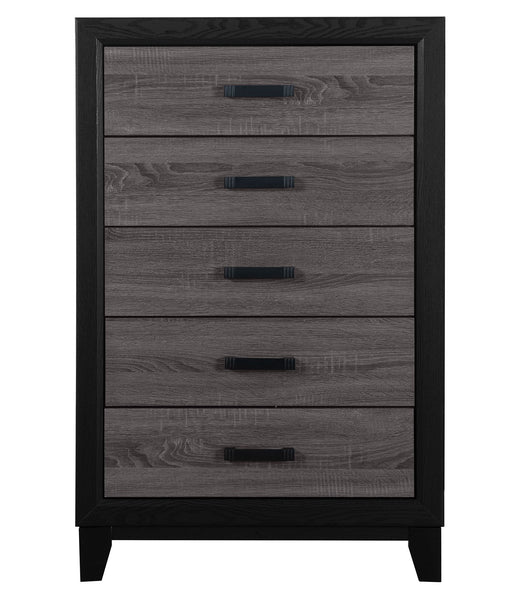 Global Furniture Lisbon Black Grey Chest