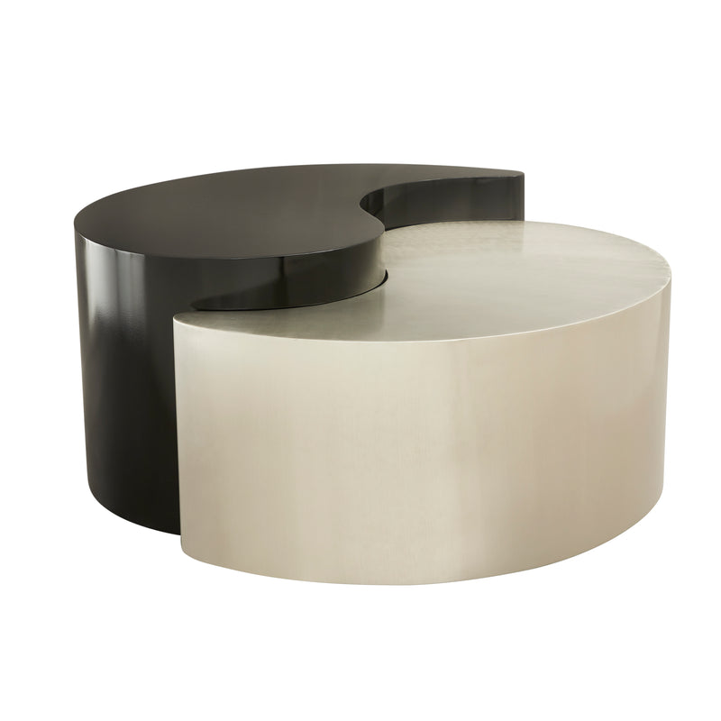 Galaxy Home Ying Yang Mint Taupe Coffee Table