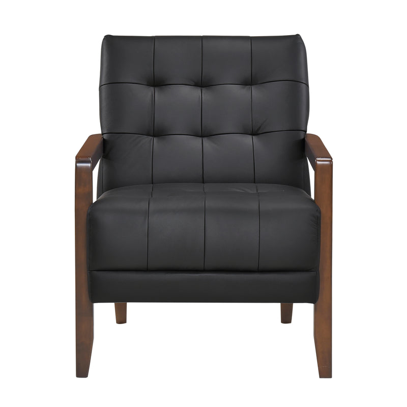 Home Elegance Crafton Dark Brown Accent Chair