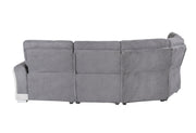 Global Furniture U2682 Ash Mist Sectional