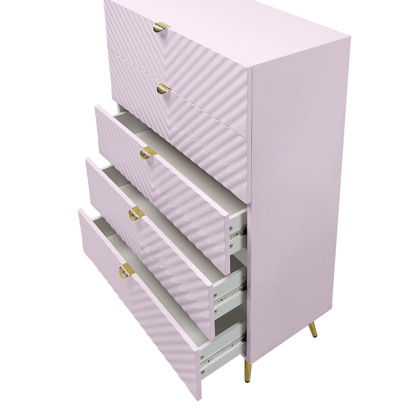 Acme Furniture Gaines White High Gloss Chest
