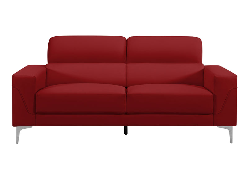 Global Furniture U6109 Red Sofa