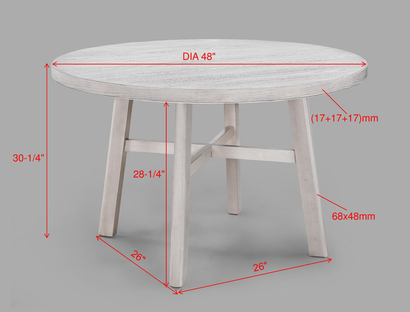 Crown Mark Blanche Round Dining Table