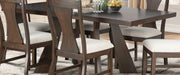 New Classic Furniture Chestnut Ridge Brown 72 Inch Dining Table