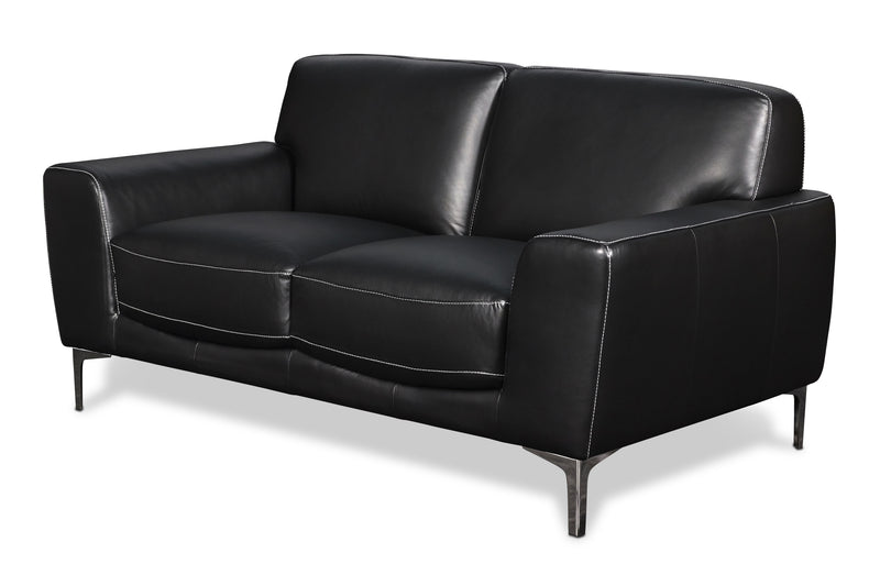 New Classic Furniture Carrara Black Loveseat