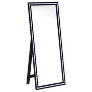 Coaster Furniture Windrose White LED Standing Mirror