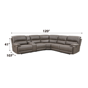 Acme Furniture Kantu Brown Motion Sectional Sofa