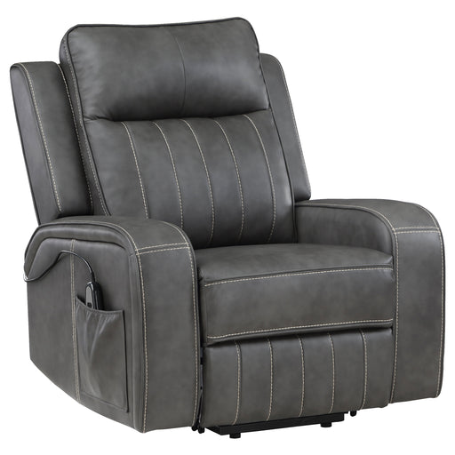 Coaster Furniture Raelynn Grey Power Lift Recliner Chair