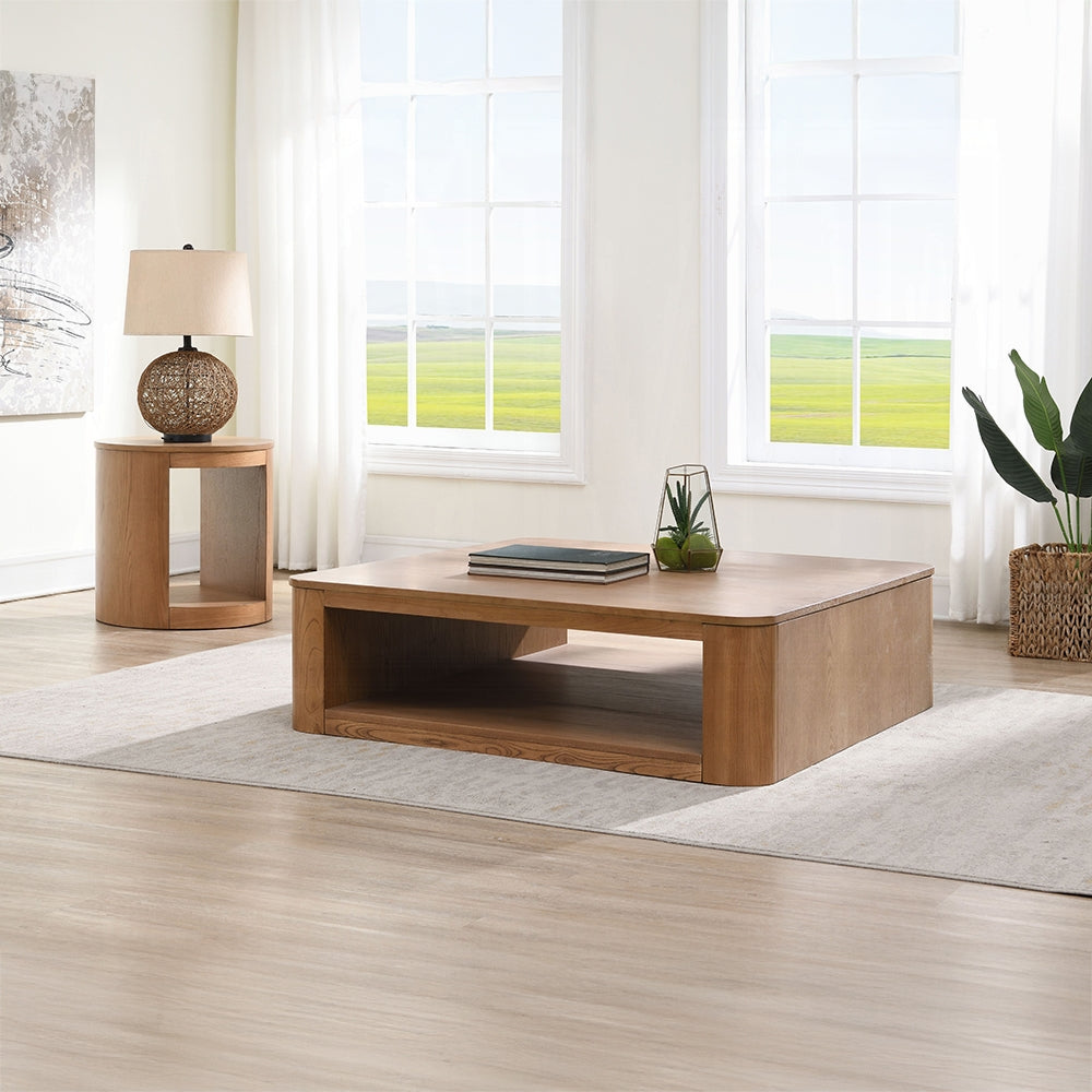 Acme Furniture Zoey Oak 3pc Coffee Table Set — Best Direct Outlet