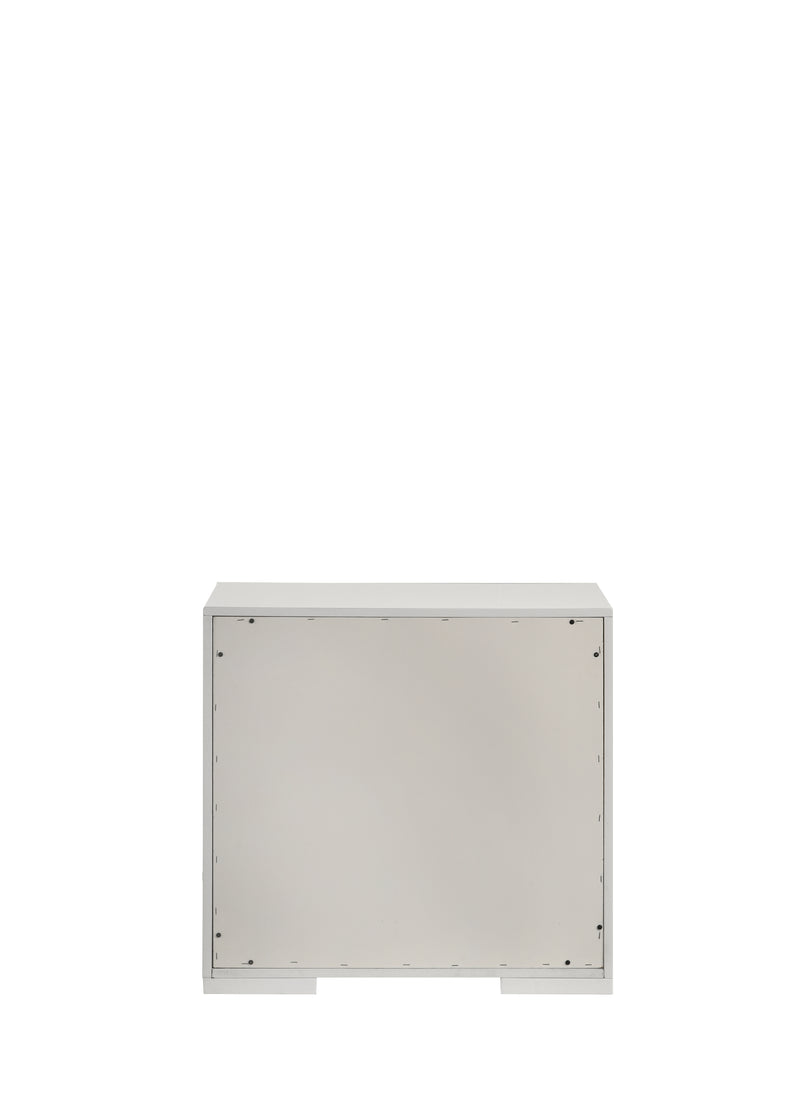 Galaxy Home Blanca White 2 Drawer Nightstand