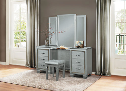 Home Elegance Allura Silver Vanity Set