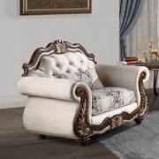 Acme Furniture Pierce Beige Chair with Pillow