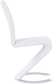 Global Furniture D9002 White Black 5pc Dining Room Set