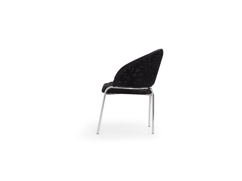 Galaxy Home Onyx Black Chairs