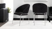 Galaxy Home Onyx Black Chairs