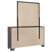 Coaster Furniture Wright Brown Oak Dresser and Mirror