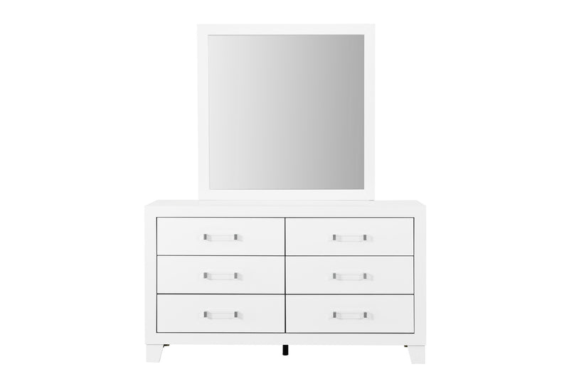 Global Furniture Luccia White Dresser