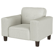 Coaster Furniture Deerhurst Greige Beige Grey Tufted Accent Chair