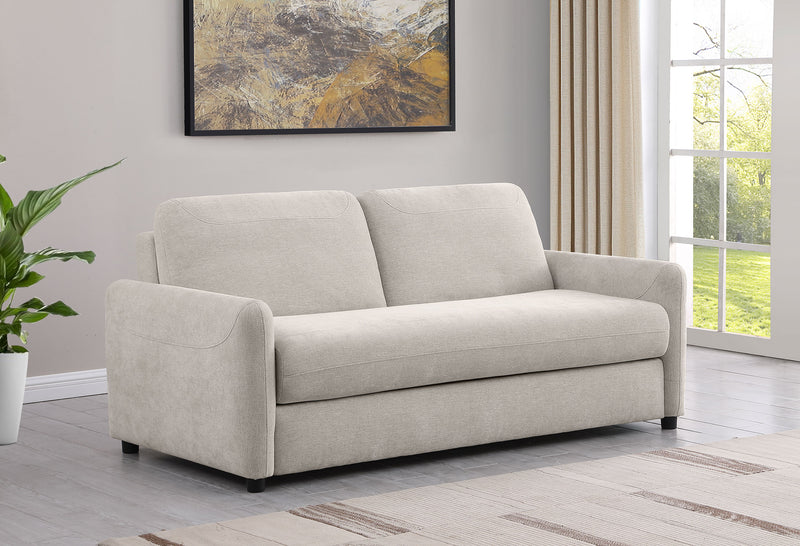 Coaster Furniture Rylie Grey Sofa Sleeper with Queen Mattress