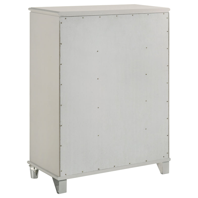 Coaster Furniture Olivia White 5 Drawer Chest
