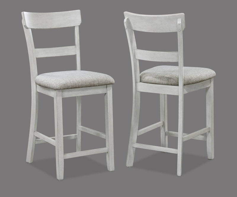 Crown Mark Henderson Drift Wood 5pc Counter Height Set