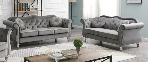 Glory Furniture Hollywood Dark Gray 2pc Living Room Set