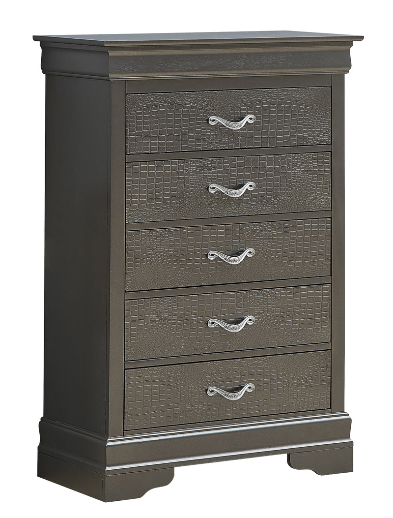Glory Furniture Lorana Metalic Black Chest
