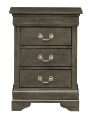 Glory Furniture Louis Phillipe Pink 3 Drawers Nightstand