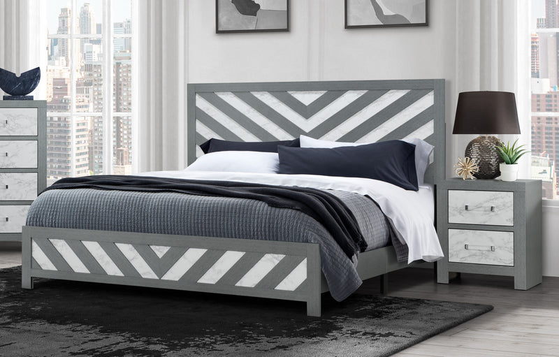 Global Furniture Micah Grey Nightstand