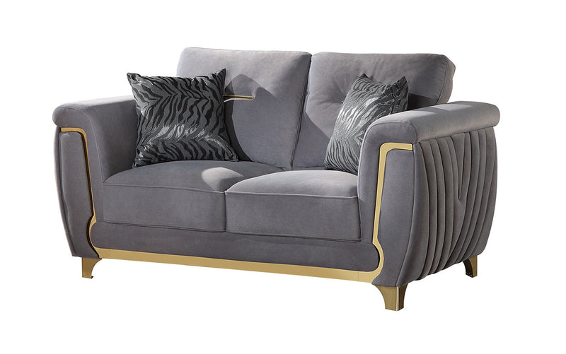 Galaxy Home Leena Beige 2pc Living Room Set