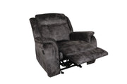 New Classic Furniture Park City Slate Gray Glider Recliner