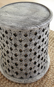 Steve Silver Samir Aged Alabaster End Table