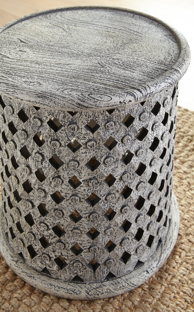 Steve Silver Samir Aged Alabaster End Table