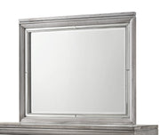 Crown Mark Vail Grey Dresser and Mirror