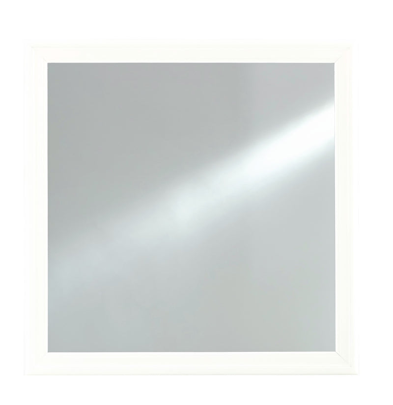 Global Furniture Pompei White Mirror