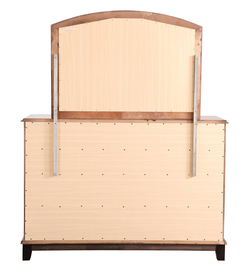 Glory Furniture Ashford Cappuccino Dresser and Dresser