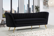 Meridian Furniture Margo Green Velvet Sofa